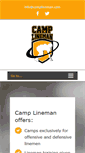Mobile Screenshot of camplineman.com